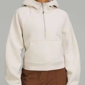 Lululemon Scuba Bone Half-Zip Hoodie XS/S